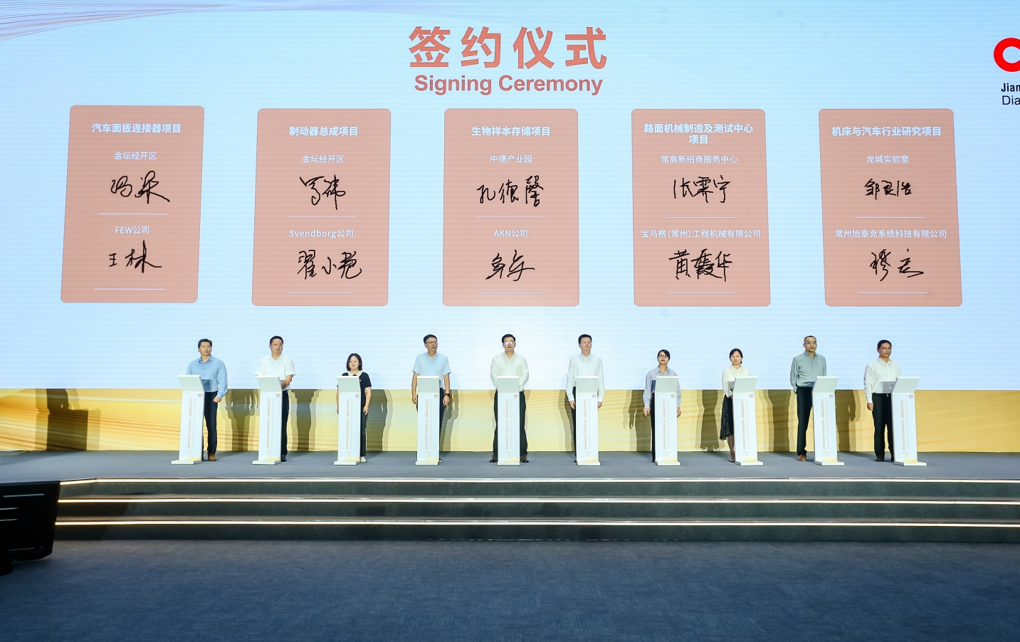 8、合作项目签约