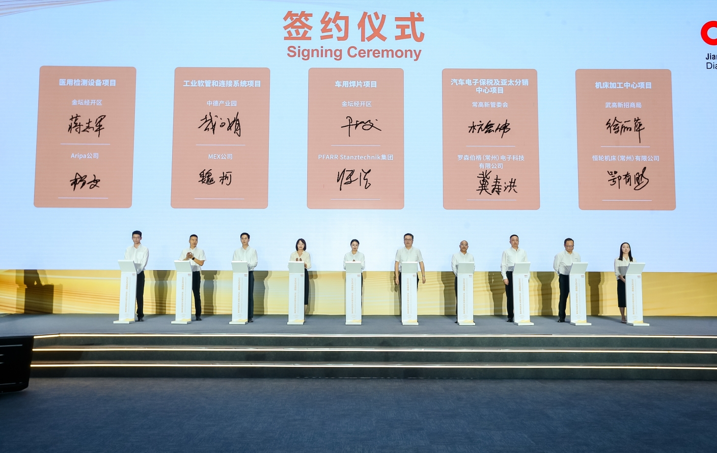 9、合作项目签约