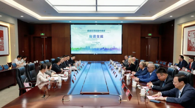 区领导会见德语区企业高管