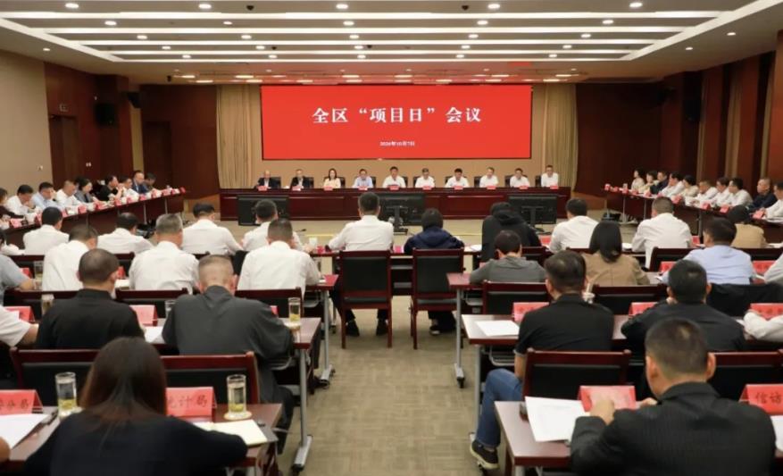 全区“项目日”会议召开